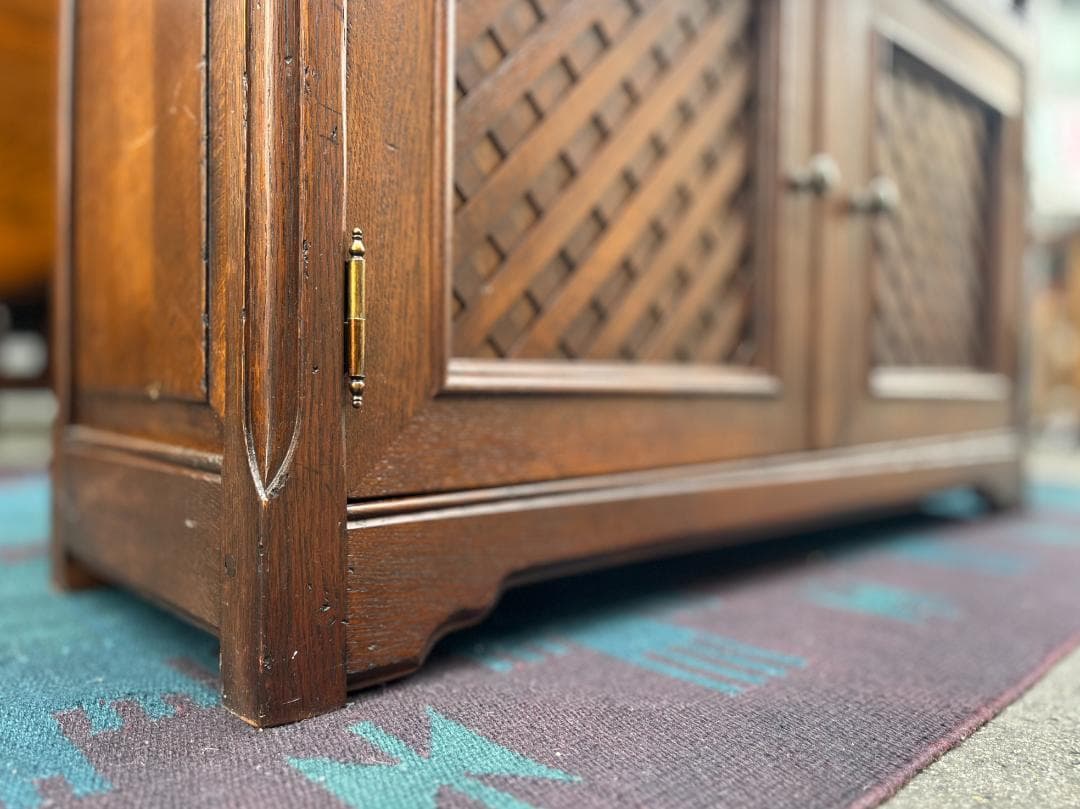 オランダ製☆ダッチカントリー／オープンシェルフ／3段シェルフ／収納家具／オーク材