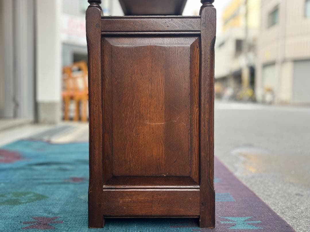 オランダ製☆ダッチカントリー／オープンシェルフ／3段シェルフ／収納家具／オーク材