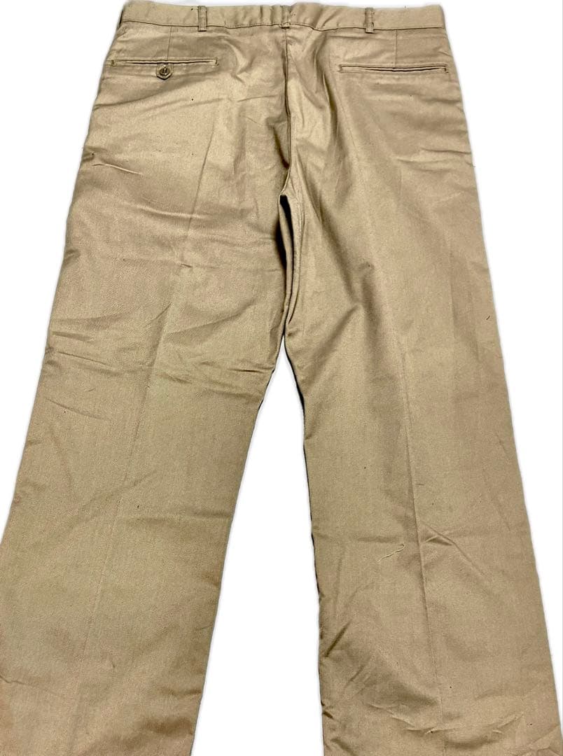 80s U.S. Navy チノパン ベージュ TALON