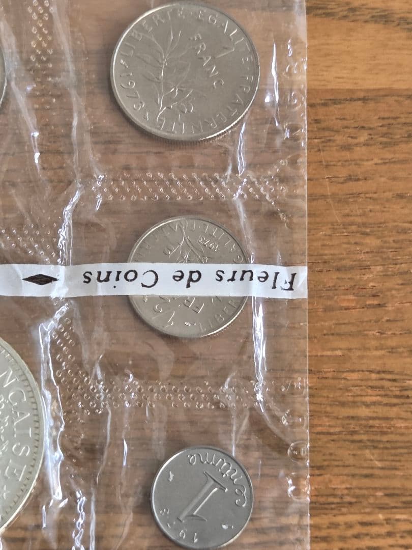 (プルーフライク)　フランス　モネ·ド·パリ　FDC セット　1973