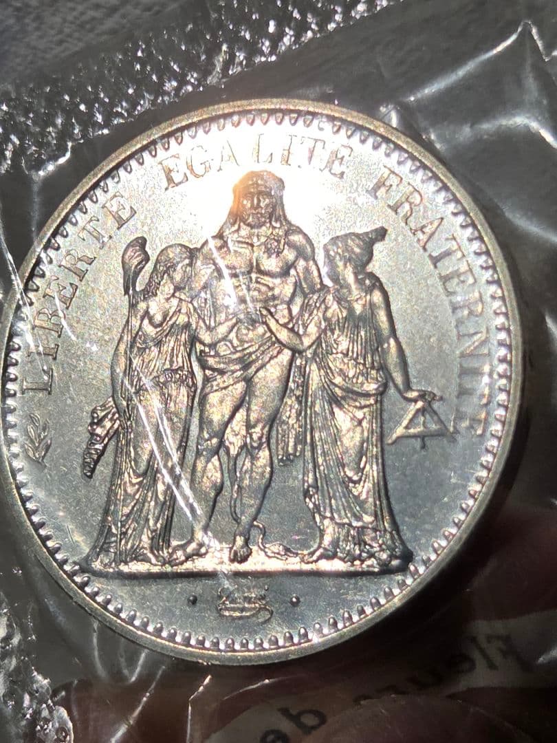 (プルーフライク)　フランス　モネ·ド·パリ　FDC セット　1973