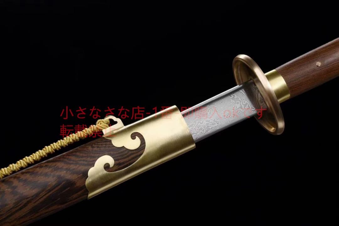 模様鋼丸背延長ミャオナイフ 古兵器 武具 刀装具 日本刀 模造刀 居合刀