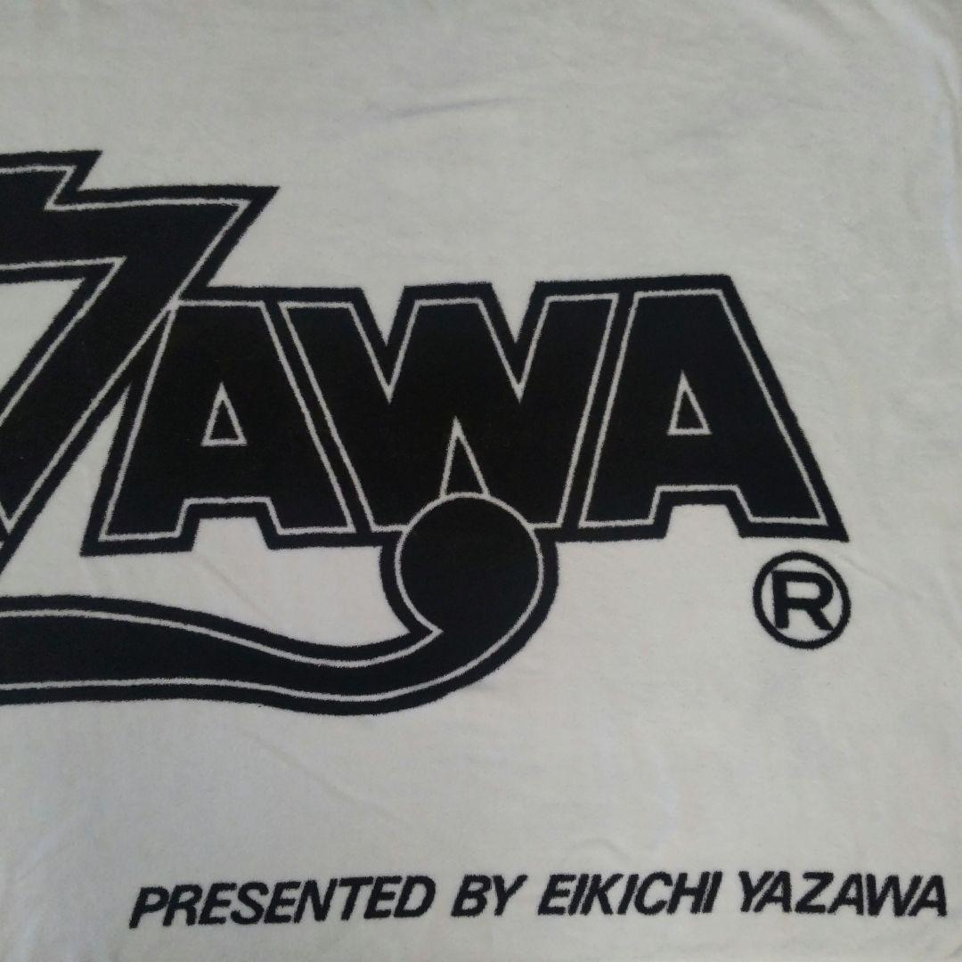 矢沢永吉 ロゴ スペシャルビーチタオル ホワイト 白地×黒文字