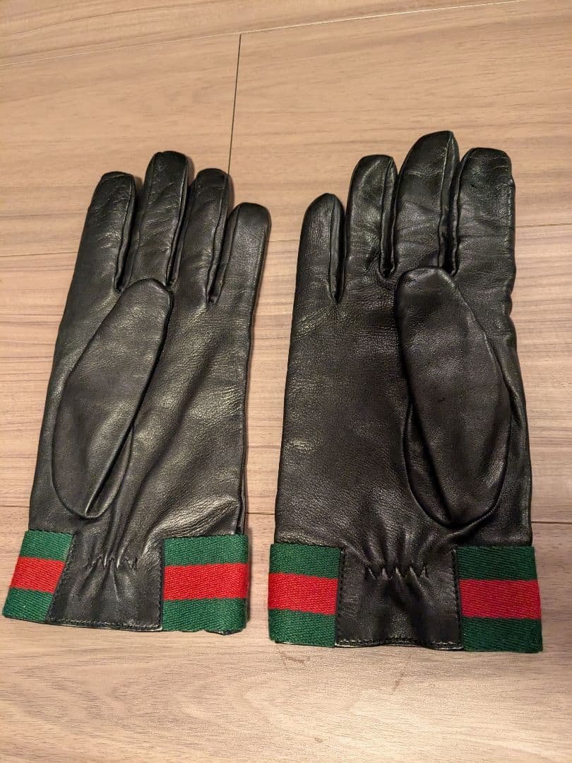 GUCCI レザーグローブ
