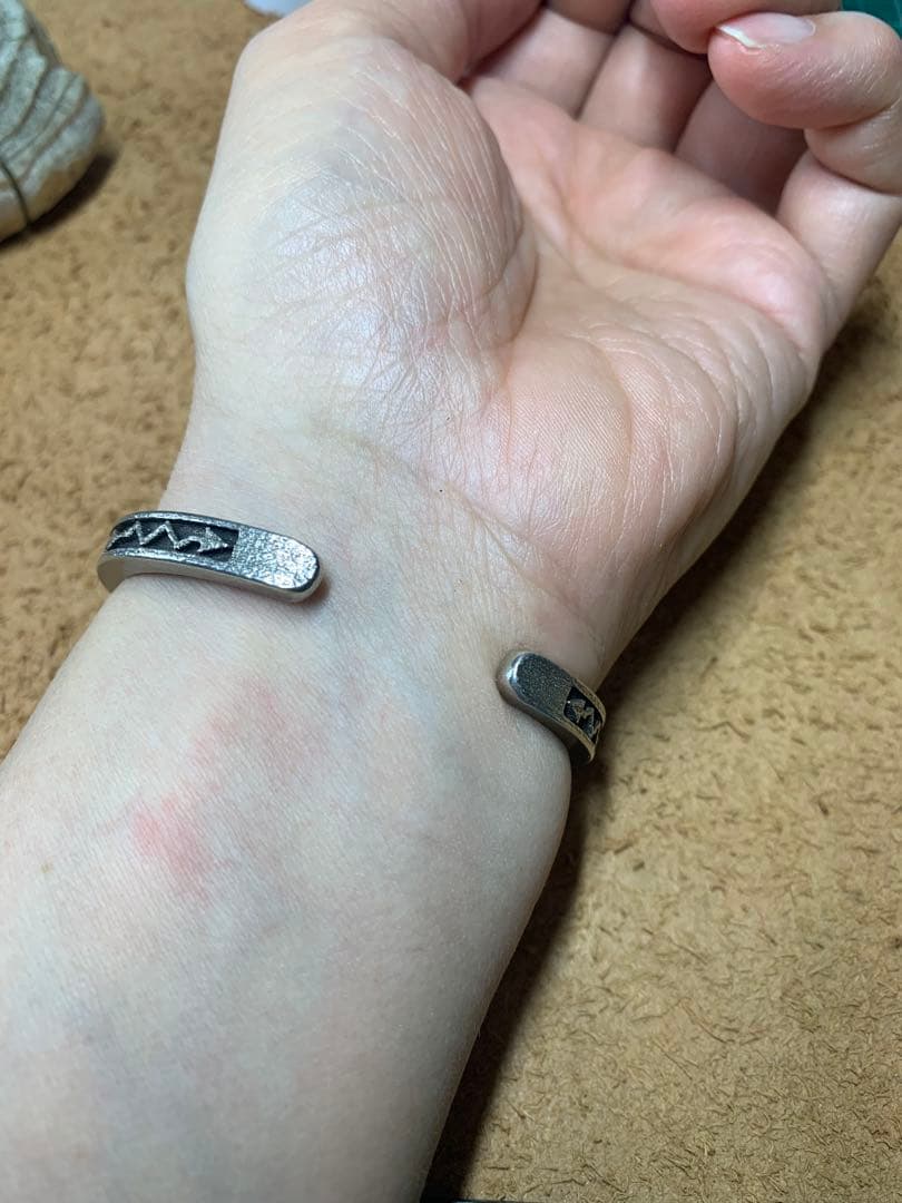 Navajoナバホ Jeff Dement バングル インディアンジュエリー