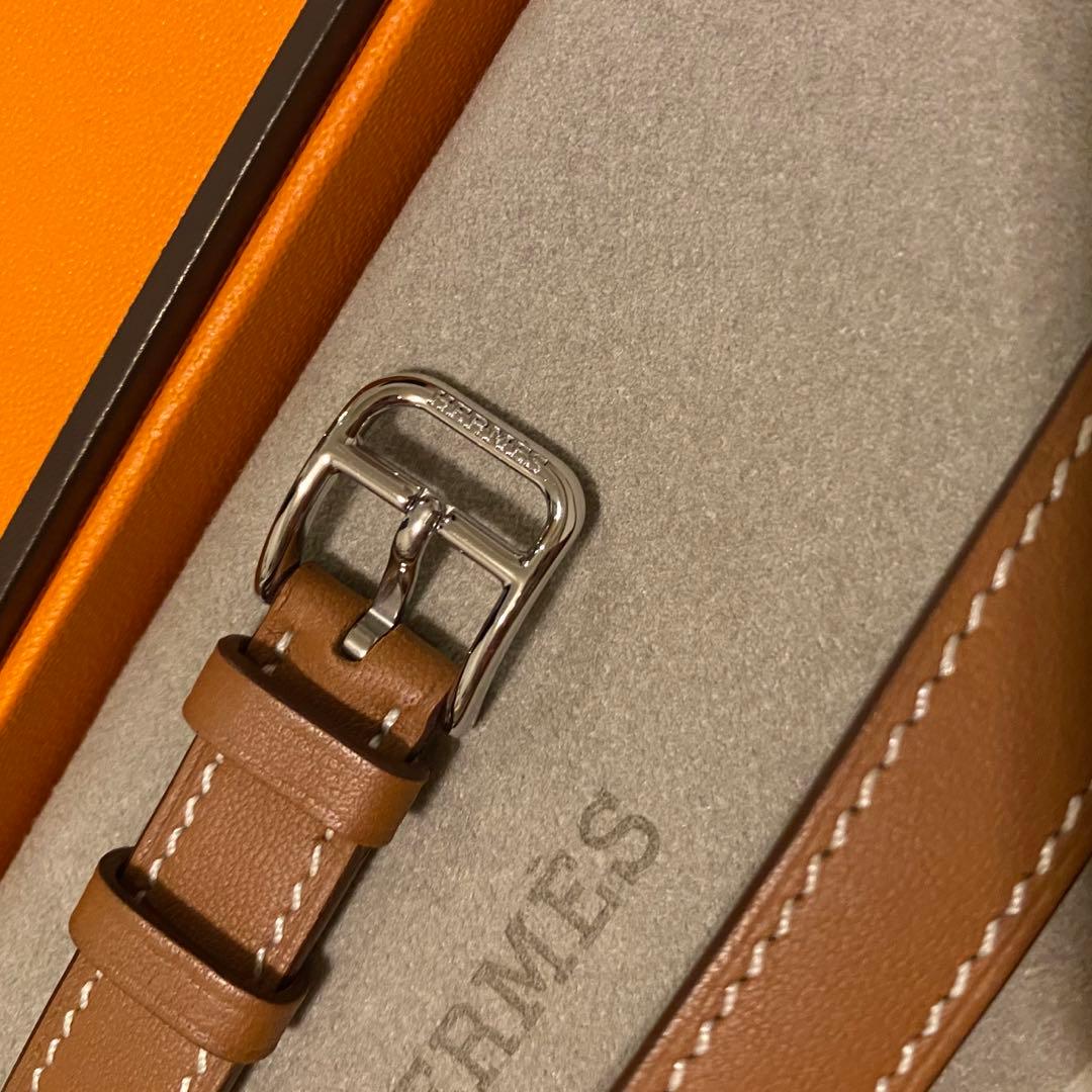 【新品未使用】　Apple Watch /エルメス/レザーゴールド二重巻