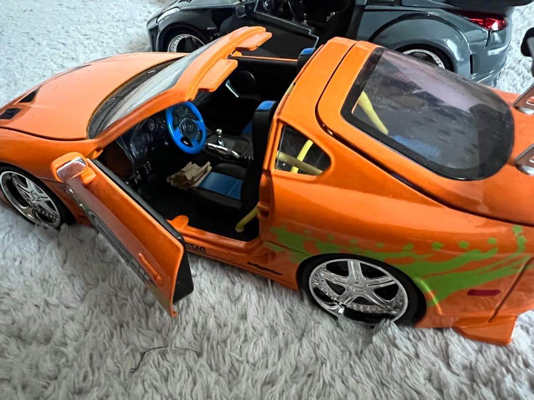 ワイルドスピード(RX-7・GT-R34・Z33・SUPRA80)ミニカー