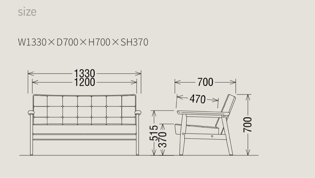 ③【送料無料】カリモク　Kチェア2シーター　ブラック