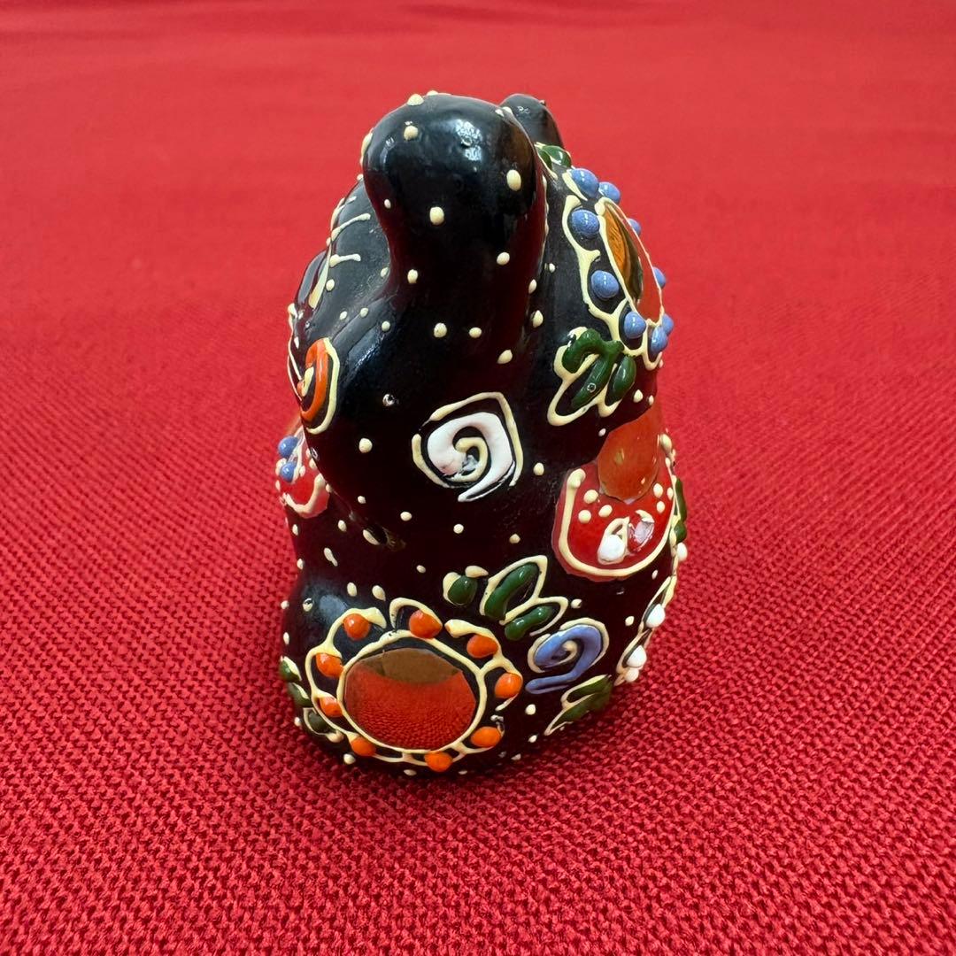 九谷焼 チビ招き猫 3体セット 凸盛