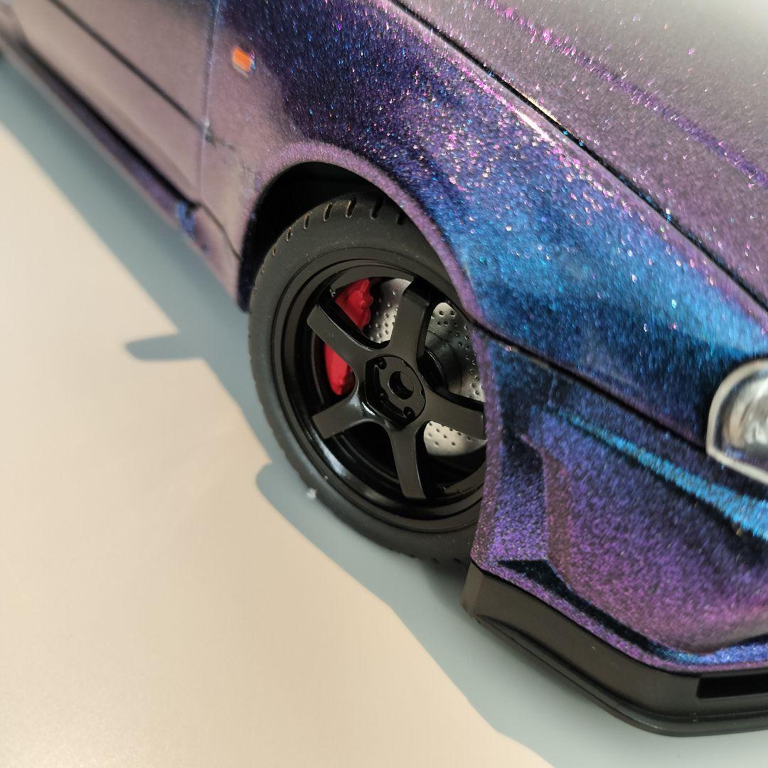 ど迫力 1/18 Nissan GT-R R34 ミニカー マジョーラ 新品