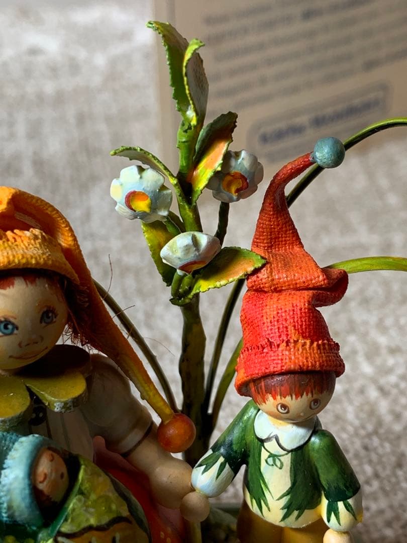 ドイツ製　木製人形　ケーテウォルファルト社の2001年度限定の兄弟の可愛い人形！