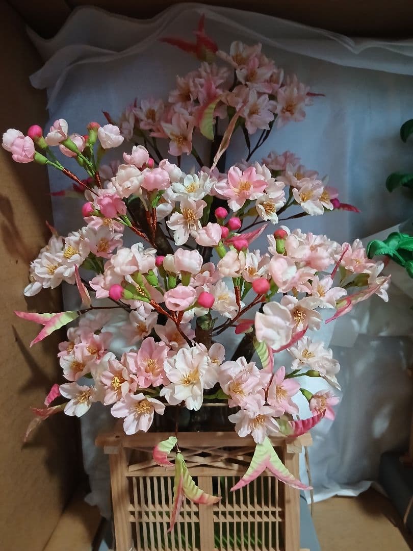 雛人形 桜橘 御殿飾 雲上流 672-101