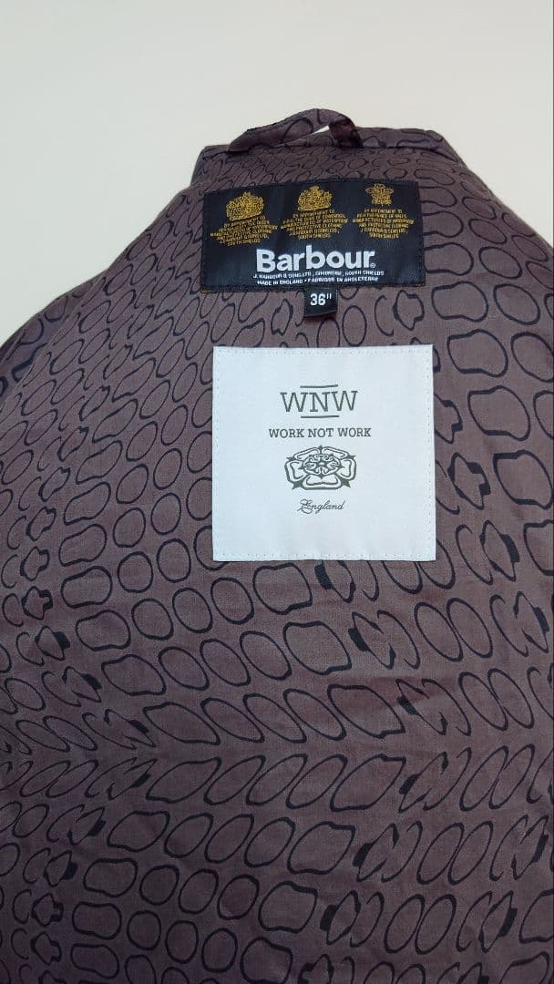 barbour Durham SL 36 work not work 別注 黒
