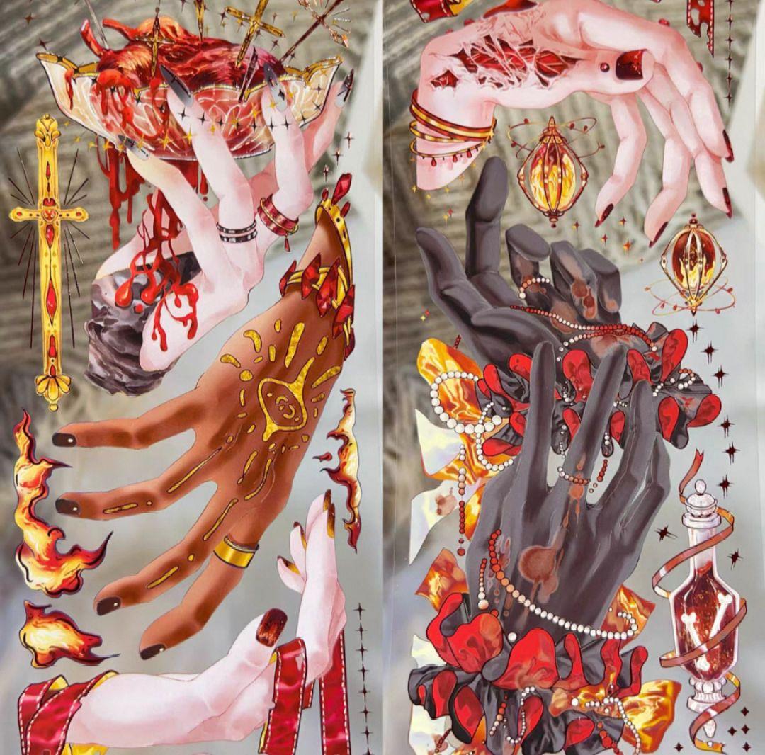 切売 1137★ 海外 マスキングテープ マステ PET 装飾 人物 烫紅