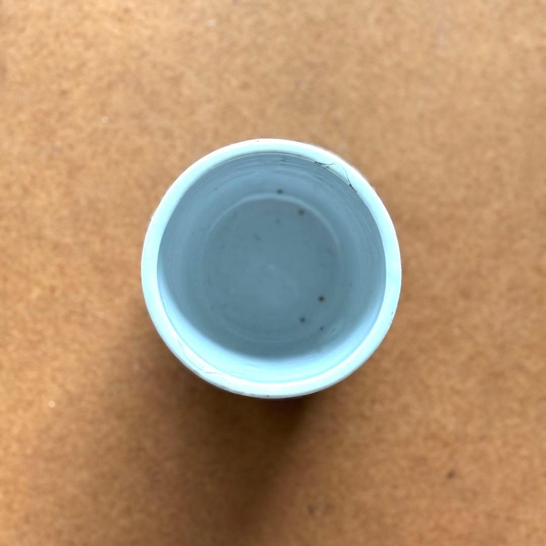 明治　湯呑み　瀬戸　輪線