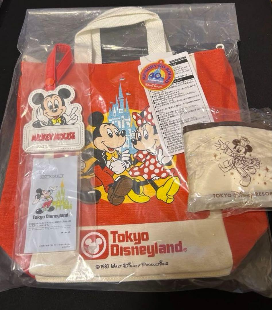 【未使用】ディズニー　40周年　ショルダーバッグ　グランドフィナーレ　エコバッグ