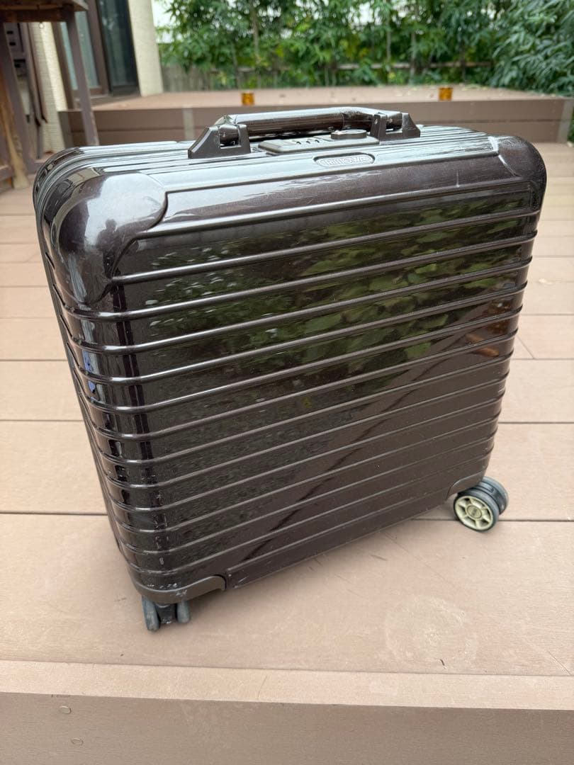 廃盤 リモワ ブラウン アタッシュ ビジネス キャリーケース