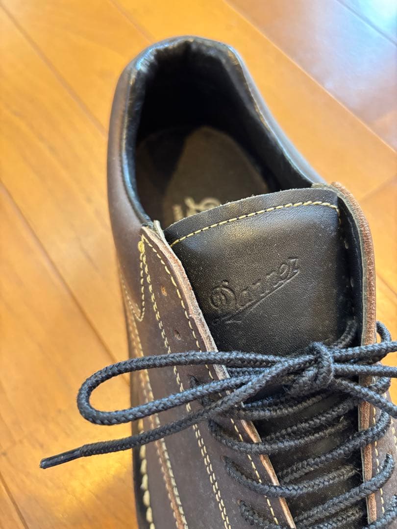 Danner ブラックレザー レースアップシューズ