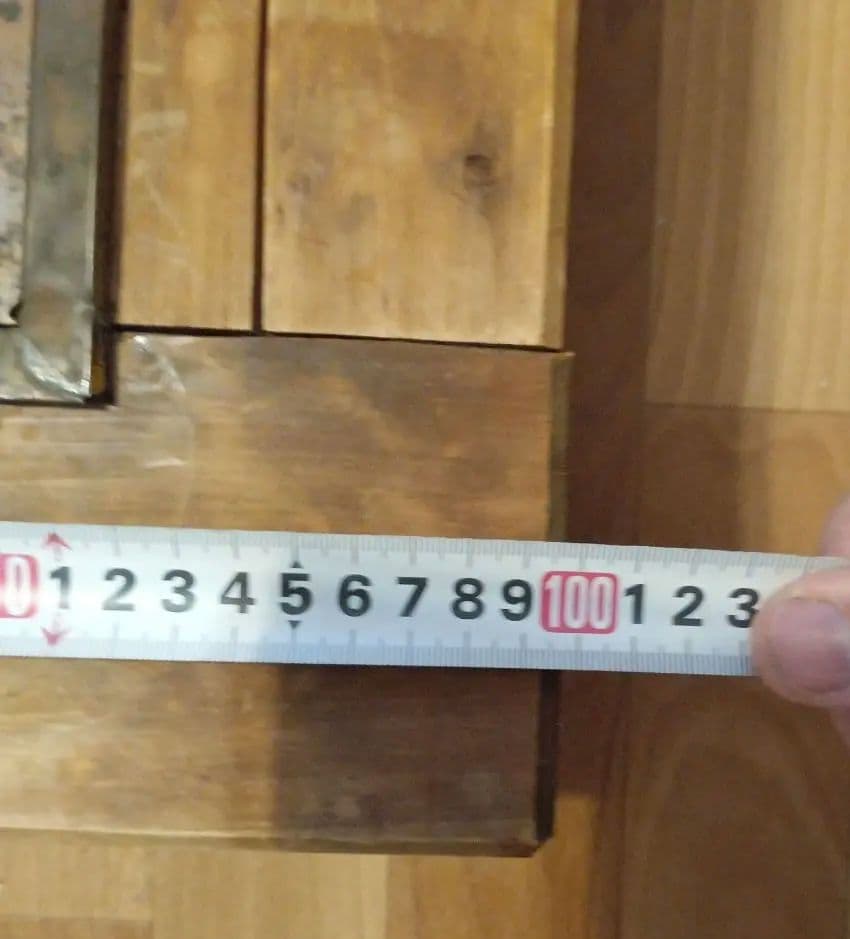 銅板張り 囲炉裏枠 木製 フロア埋め込み用 古民家部材