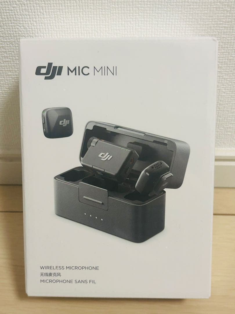 【新品・未開封】DJI Mic Mini（2TX + 1RX + 充電ケース）