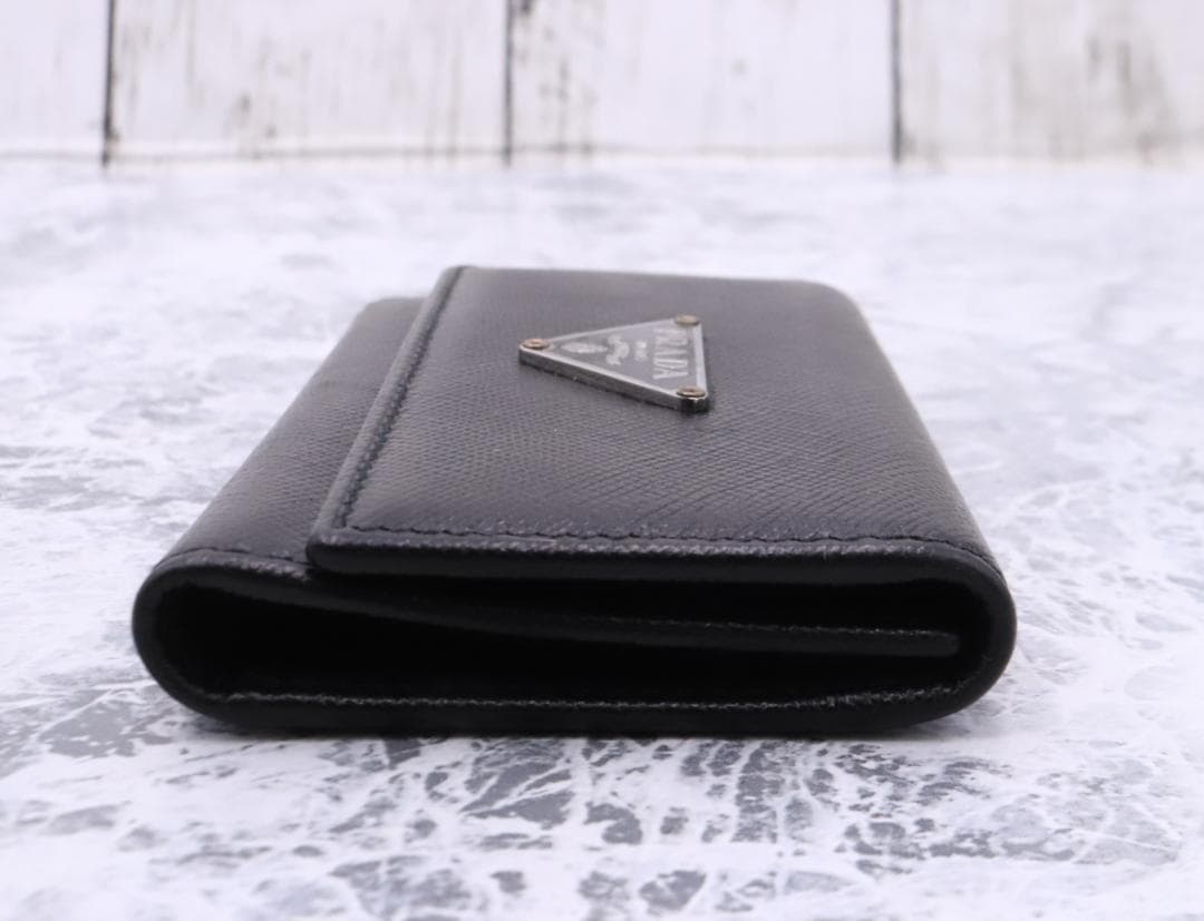 ◇PRADA プラダ キーケース M222A サフィアーノレザ－ 箱付き