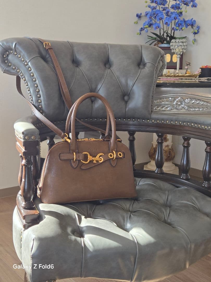 miu miu (ミュウミュウ) アルカディ レザーバッグ