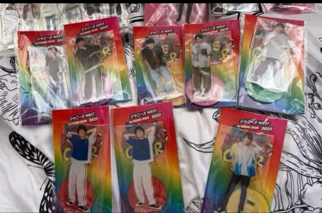 WEST歴代アクリルスタンドセット