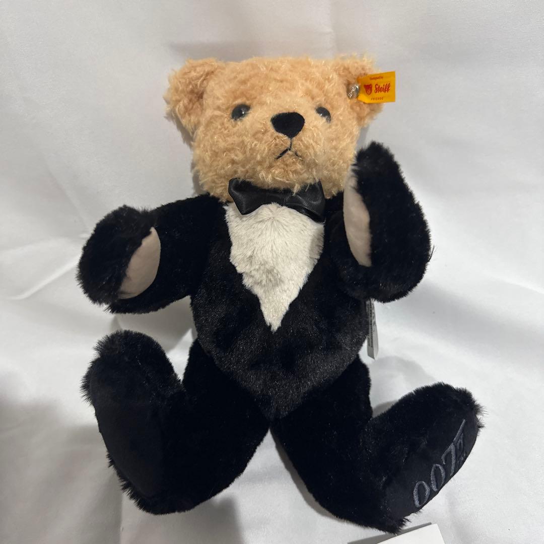 007 ジェームズボンド　テディベア　ぬいぐるみ　シュタイフ　Steiff 希少