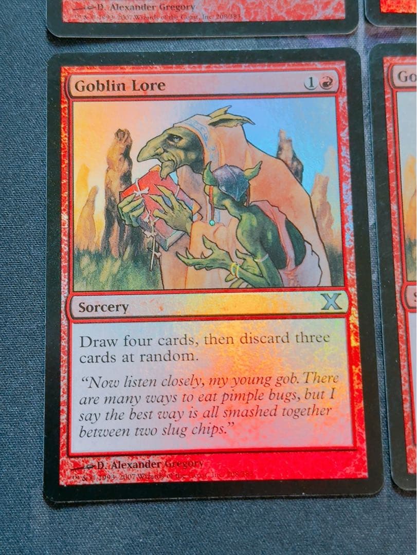 【foil】ゴブリンの知識　英語　4枚セット