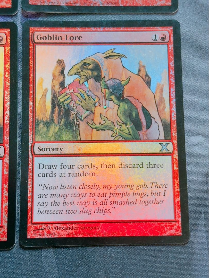 【foil】ゴブリンの知識　英語　4枚セット