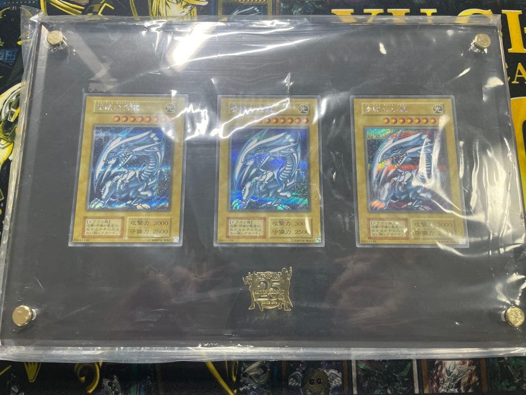 遊戯王 海馬セット 25th シクブル3枚セット ディスプレイ 青眼の白龍