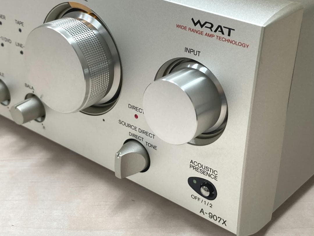 ★整備済み★ONKYO　A-907X　SPリレー交換済み　上級機　取説　上美品④