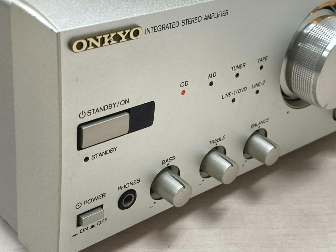 ★整備済み★ONKYO　A-907X　SPリレー交換済み　上級機　取説　上美品④