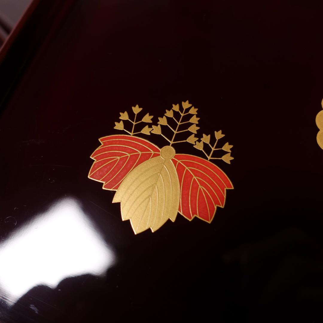 輪島塗 溜塗 高台寺蒔絵 角皿 10客 天然木製漆器