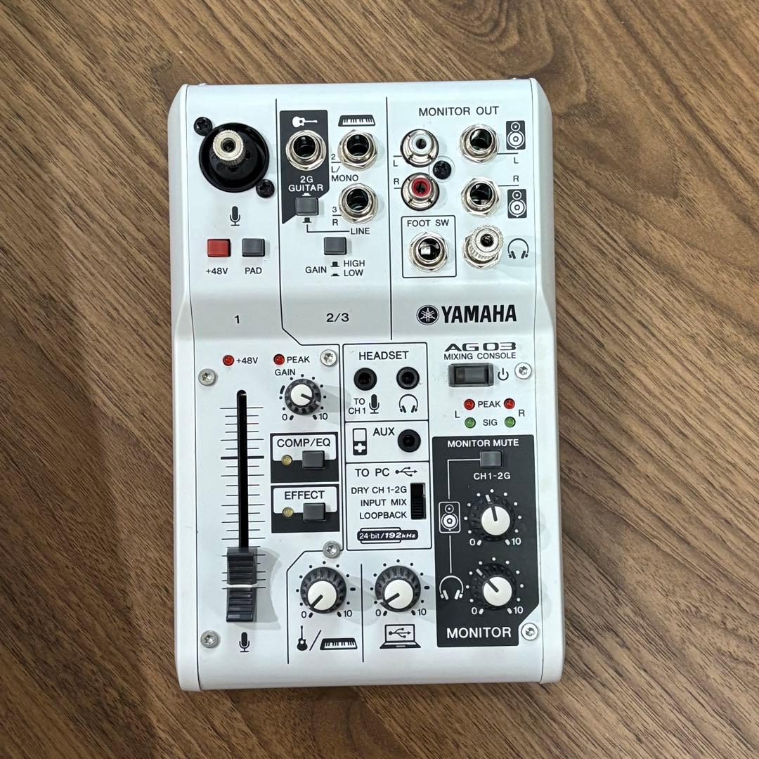 配信セット コンデンサーマイク ミキサー コード セット YAMAHA AG03