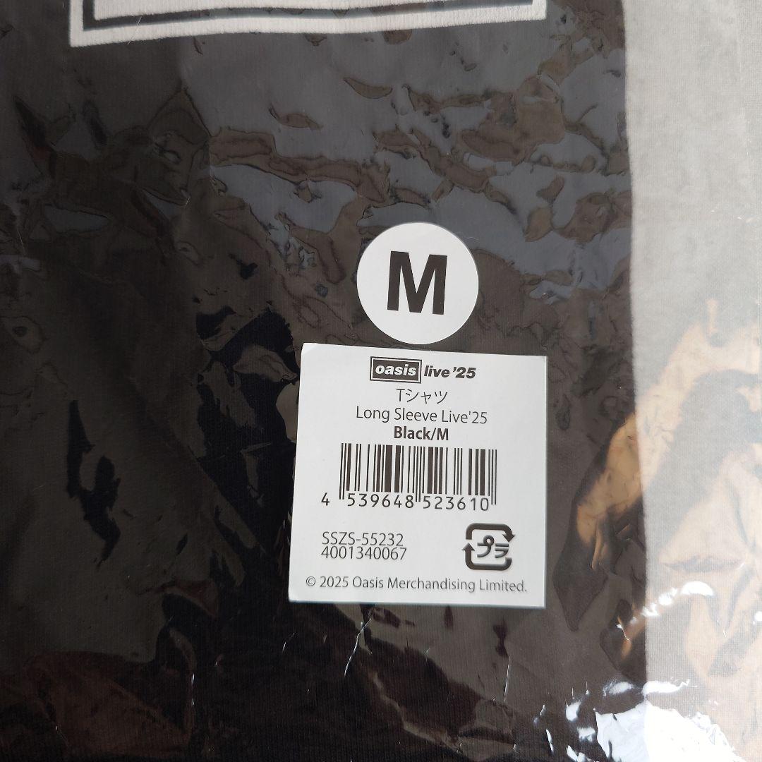 オアシス OASIS 長袖 Tシャツ Long Sleeve Live'25 Ｍ