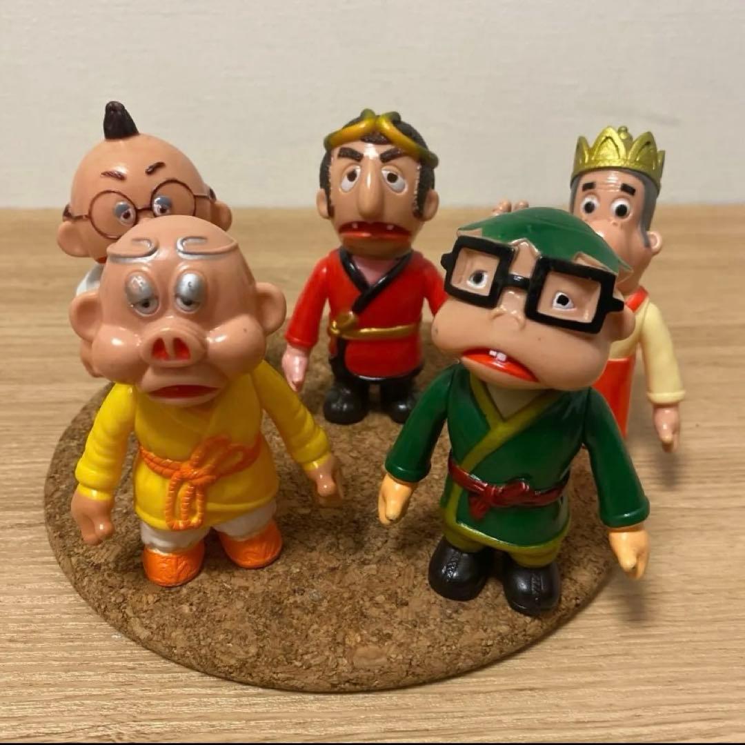 ひで　超激レア　当時物　ポピー 飛べ 孫悟空 ドリフターズソフビ5体セット