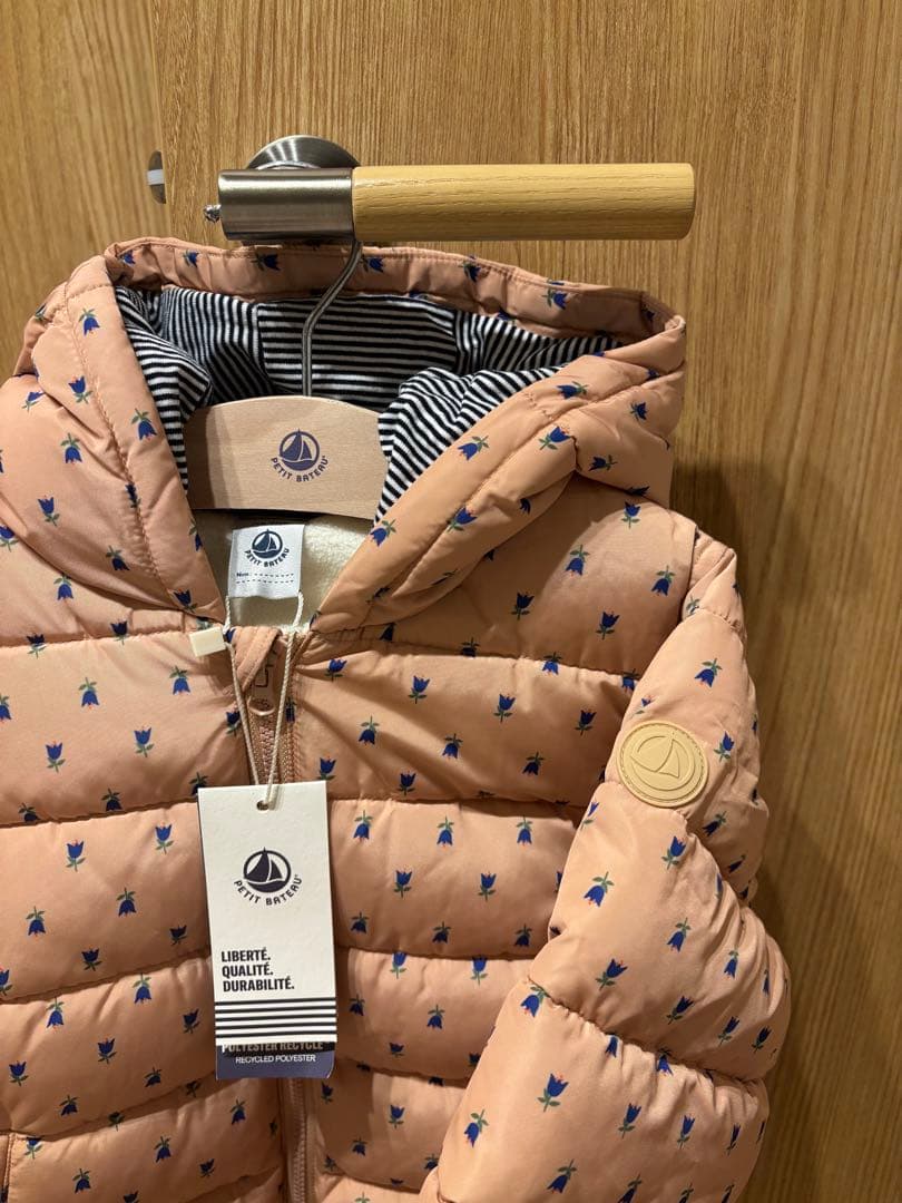 プチバトー　フード付きダウン