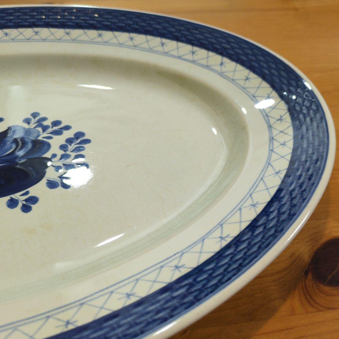   Fajance オーバルプレート