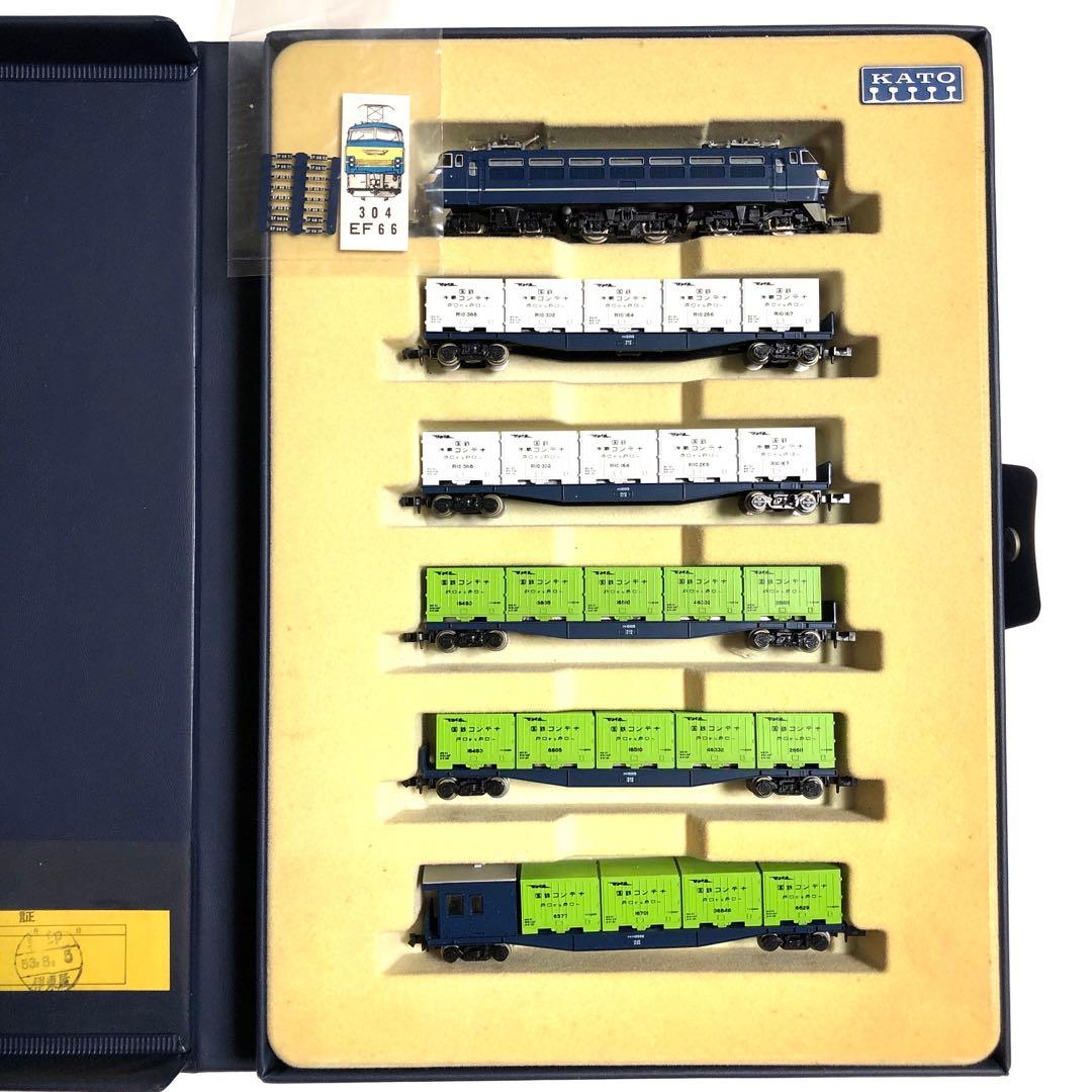 絶版 KATO コキフ10000冷蔵・コキ10000 EF66