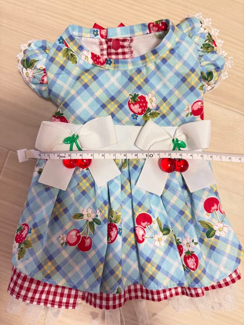 限定品！Candybuppie さくらんぼいちごワンピース犬服 XSTサイズ