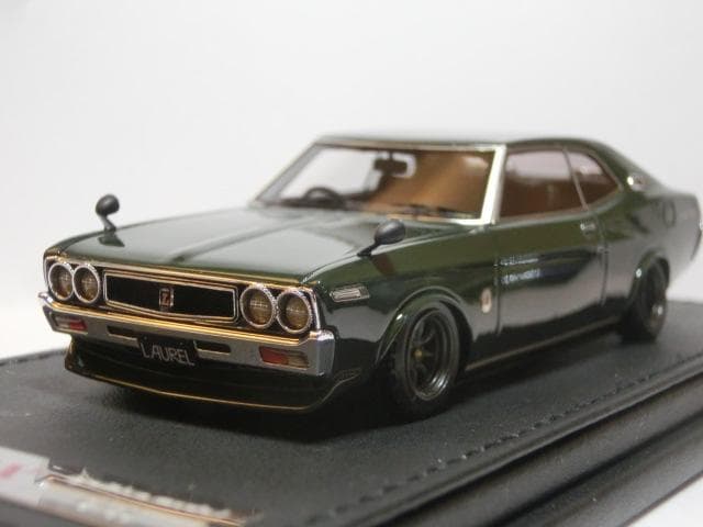 イグニッションモデル 1/43 IG0140 日産ローレル2000SGX緑 箱付
