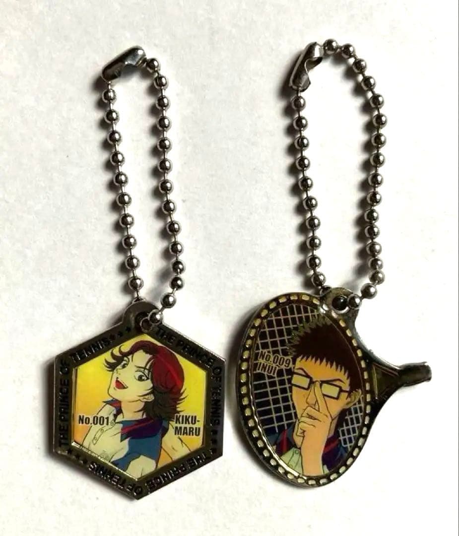 テニスの王子様　テニプリ　チャーム　８個セット 越前　手塚　不二　菊丸　河村　乾