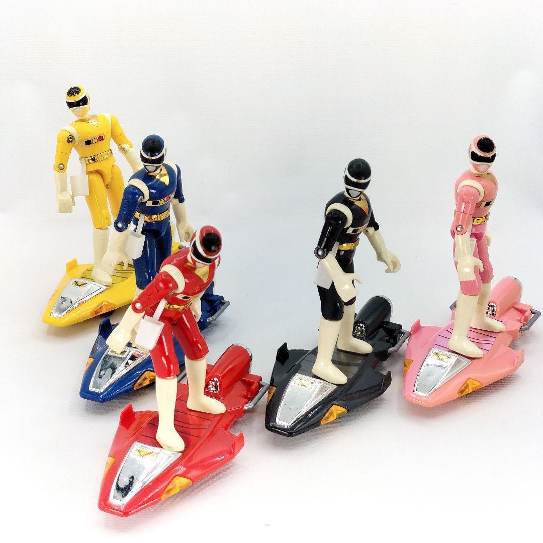 当時物 電磁戦隊メガレンジャー サイバースラスターシリーズ フィギュア セット