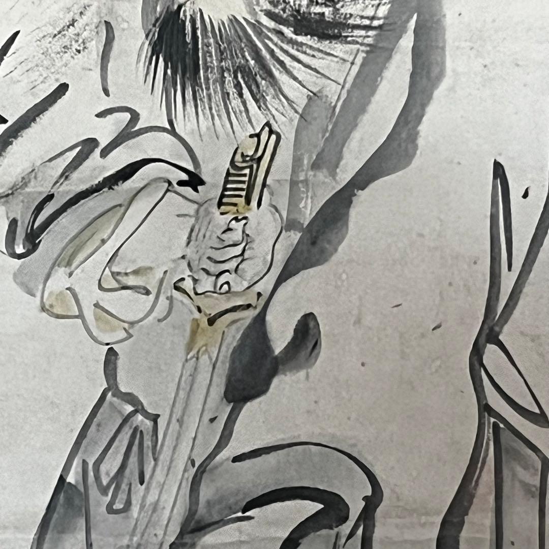 掛軸　鍾馗　五月　古物 23.08.02-2