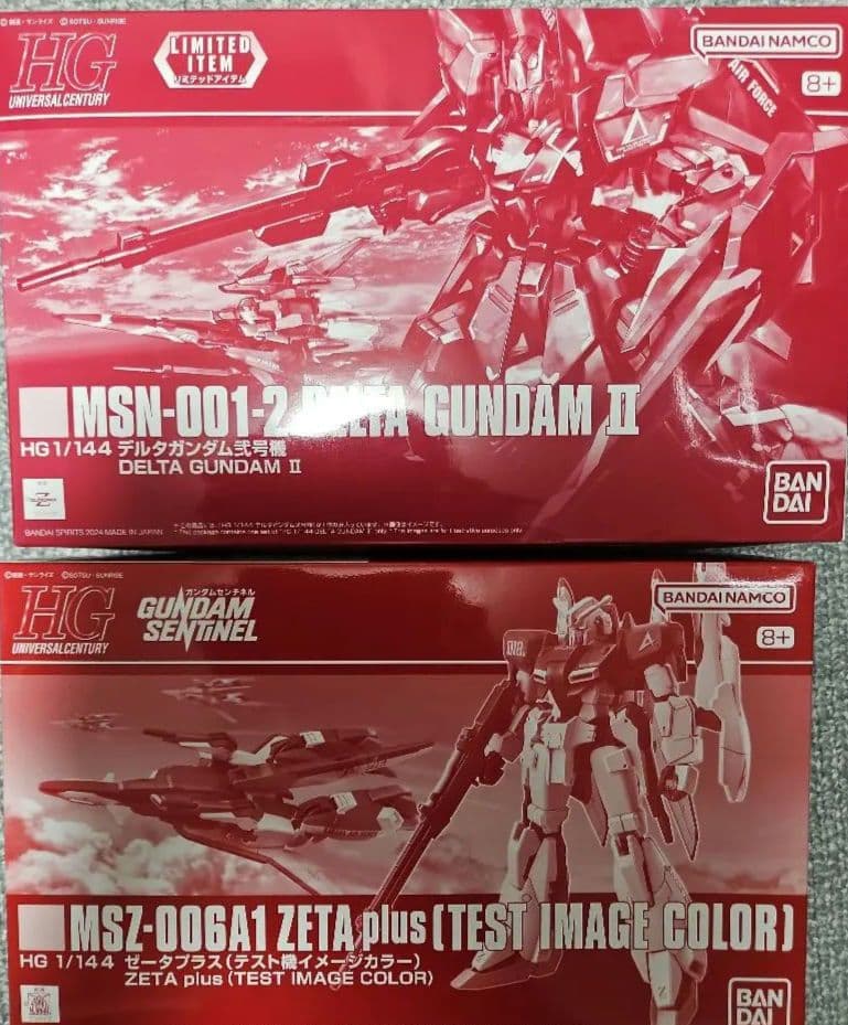 HG デルタガンダム弐号機 HGゼータプラス テスト機 ガンプラまとめ売り