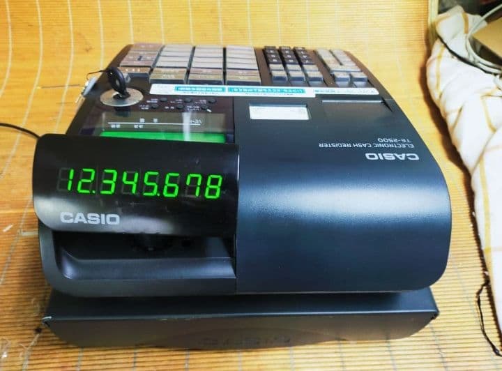 カシオレジスター　TE-2500　15部門　719330