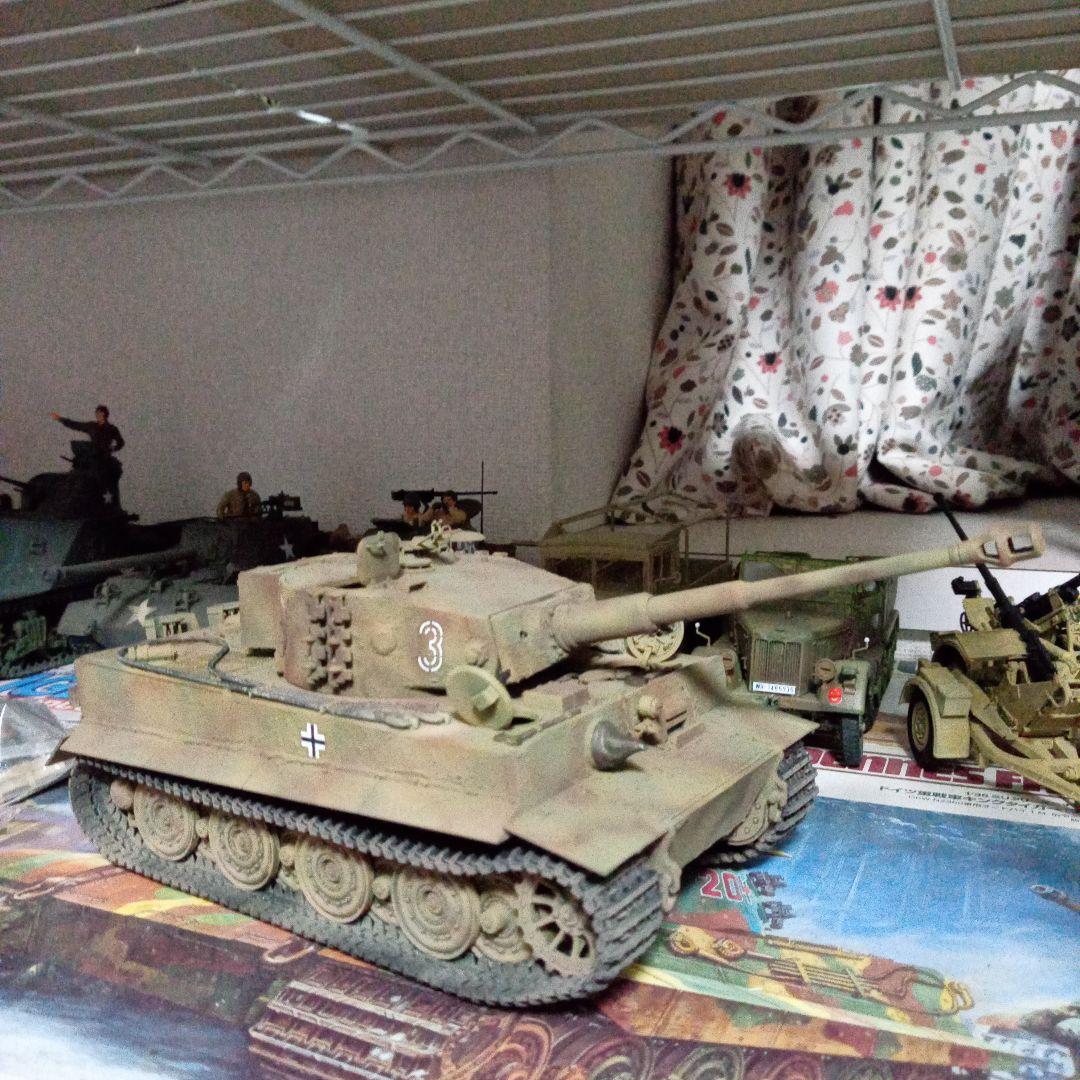値下げしました　タミヤ　タイガーⅠ型　最後期型　1／35　アクセサリーパーツ多数