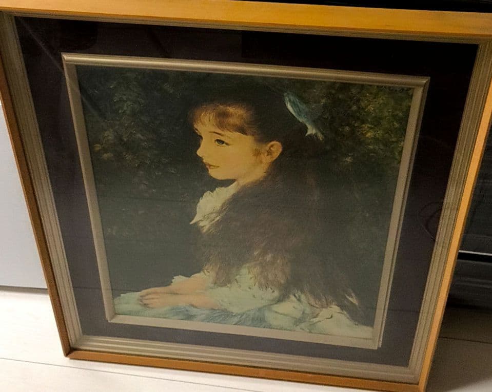 ルノワール　イレーヌ嬢の肖像　複製画