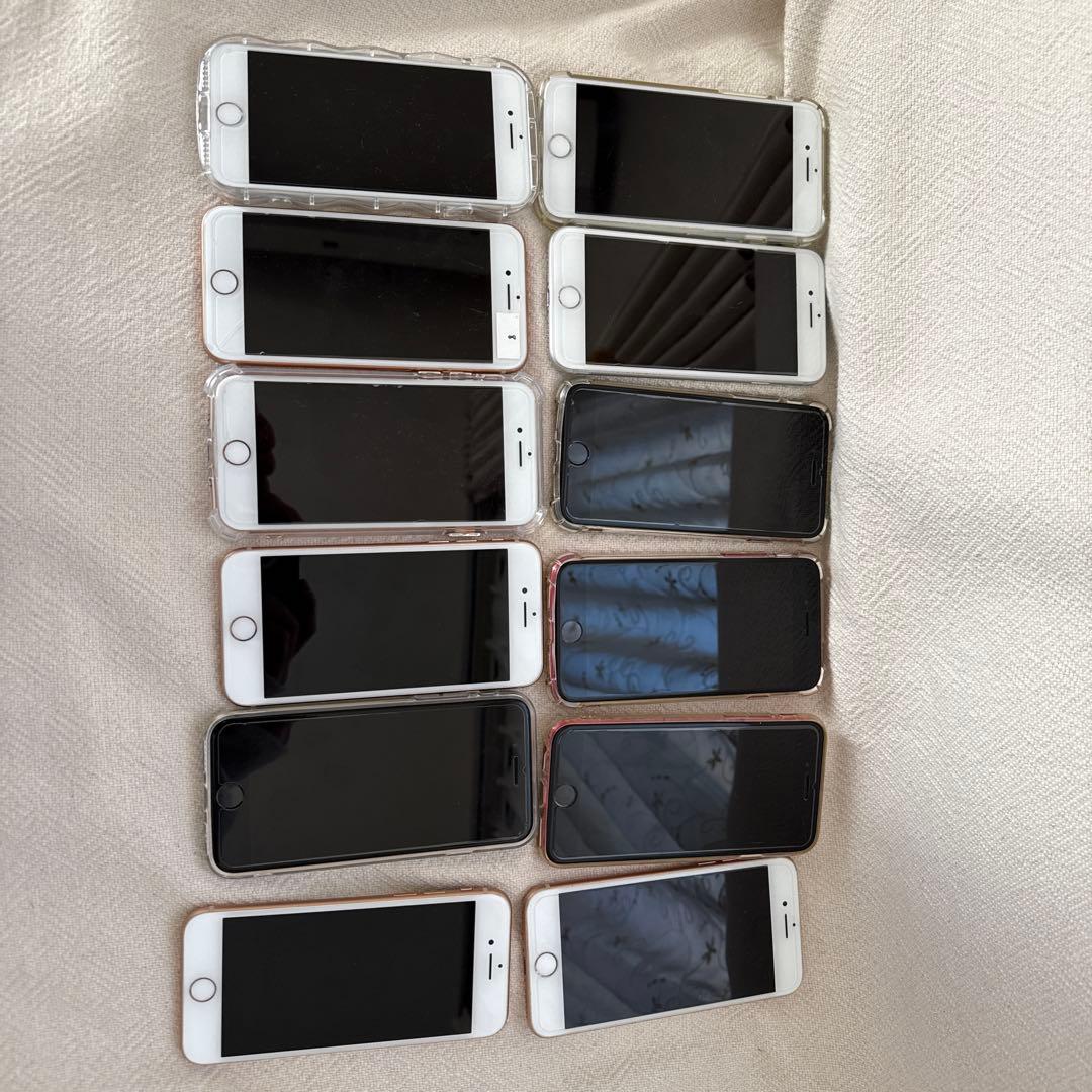 iPhone8 まとめ売り　12台セット　黒2赤2シルバー3ゴールド4